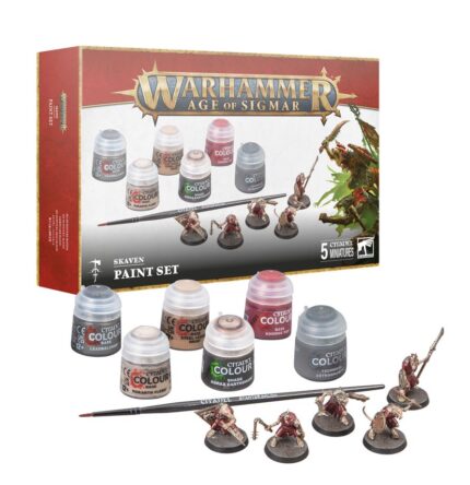 Warhammer 40K : Aos Skaven + Paint Set