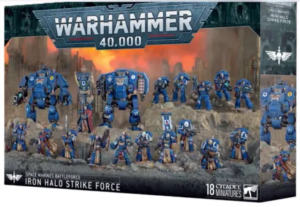 Warhammer 40K Space Marines : Iron Halo Strike Force