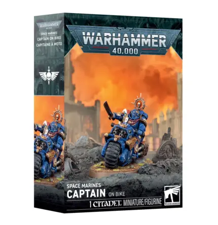 Warhammer 40000 : Space Marines - Captain On Bike